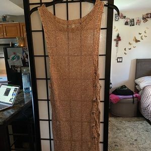 Rose Gold Fashion Nova Beach Cover Up